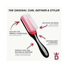 Denman D3 Medium 7 Row Styling Brush Back