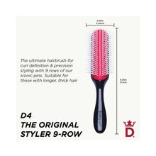Denman D4 Large 9 Row Styling Brush