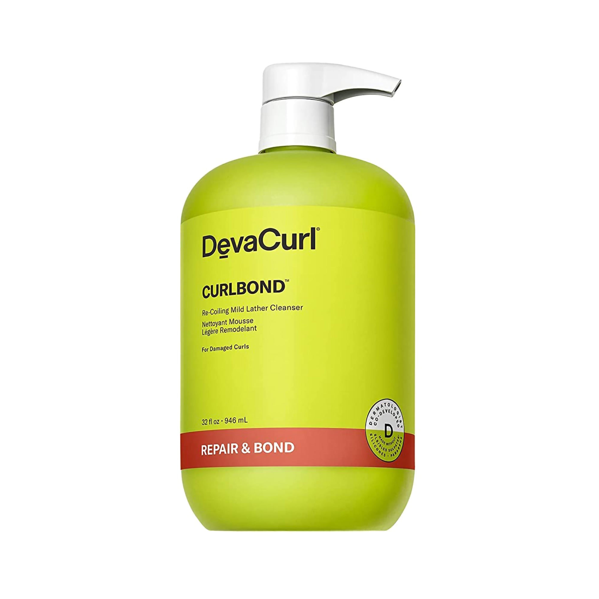 DevaCurl CurlBond Re-Coiling Mild Lather Cleanser / 32OZ