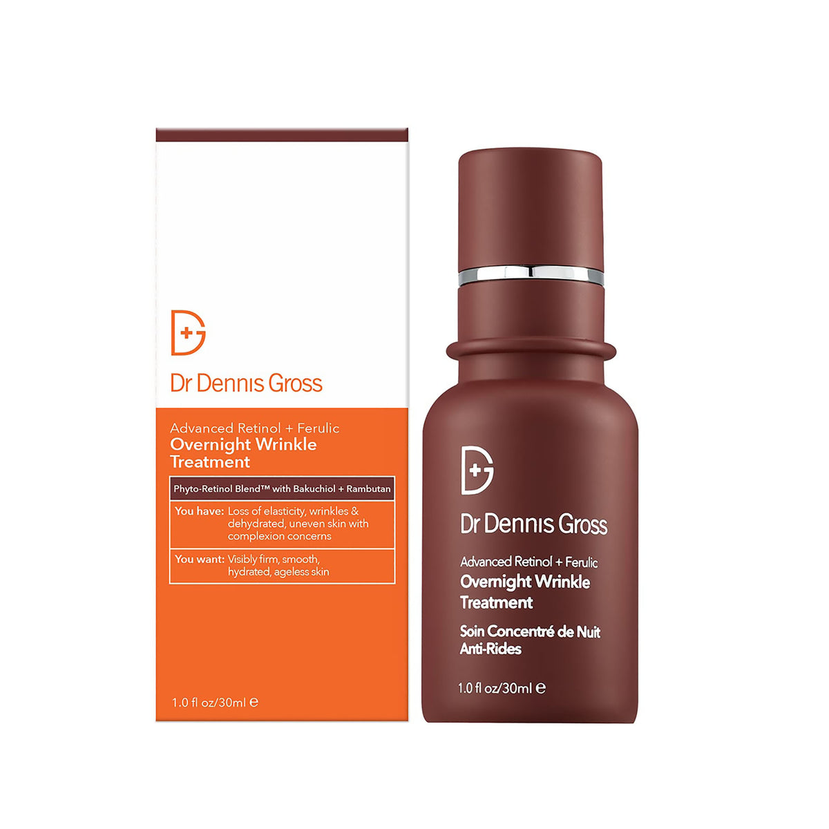 Dr. Dennis Gross Overnight Wrinkle Treatment Ferulic / 1OZ