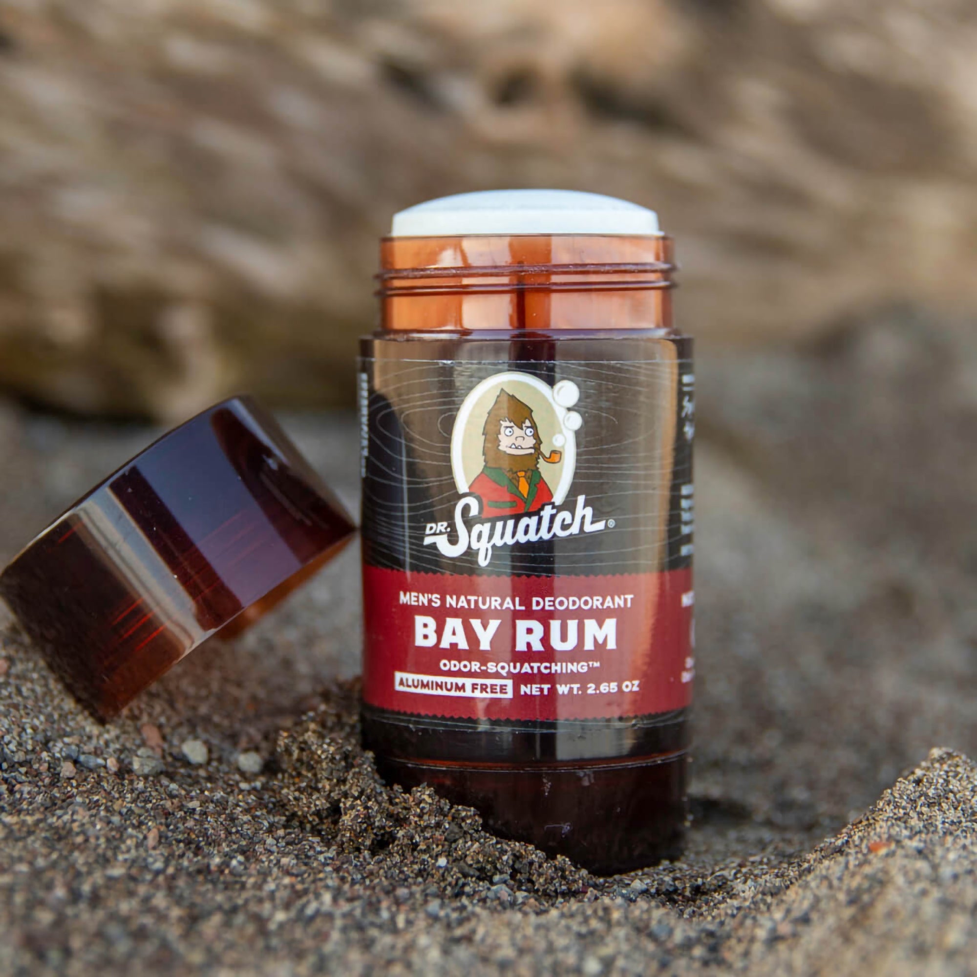 Dr. Squatch Bay Rum Deodorant / 2.6OZ