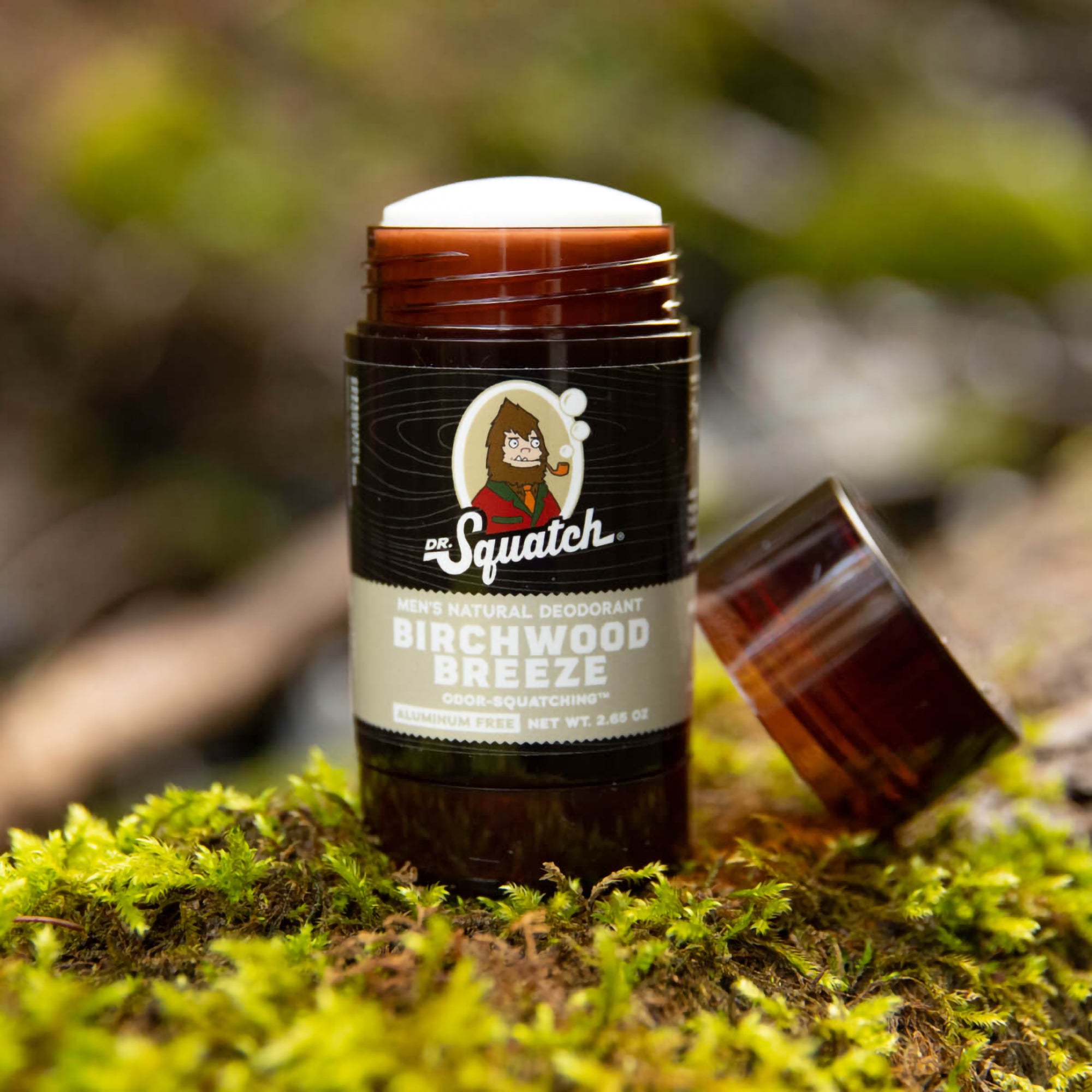 Dr. Squatch Natural Deodorant for Men Odor-Squatching: Alpine Sage + Bay Rum