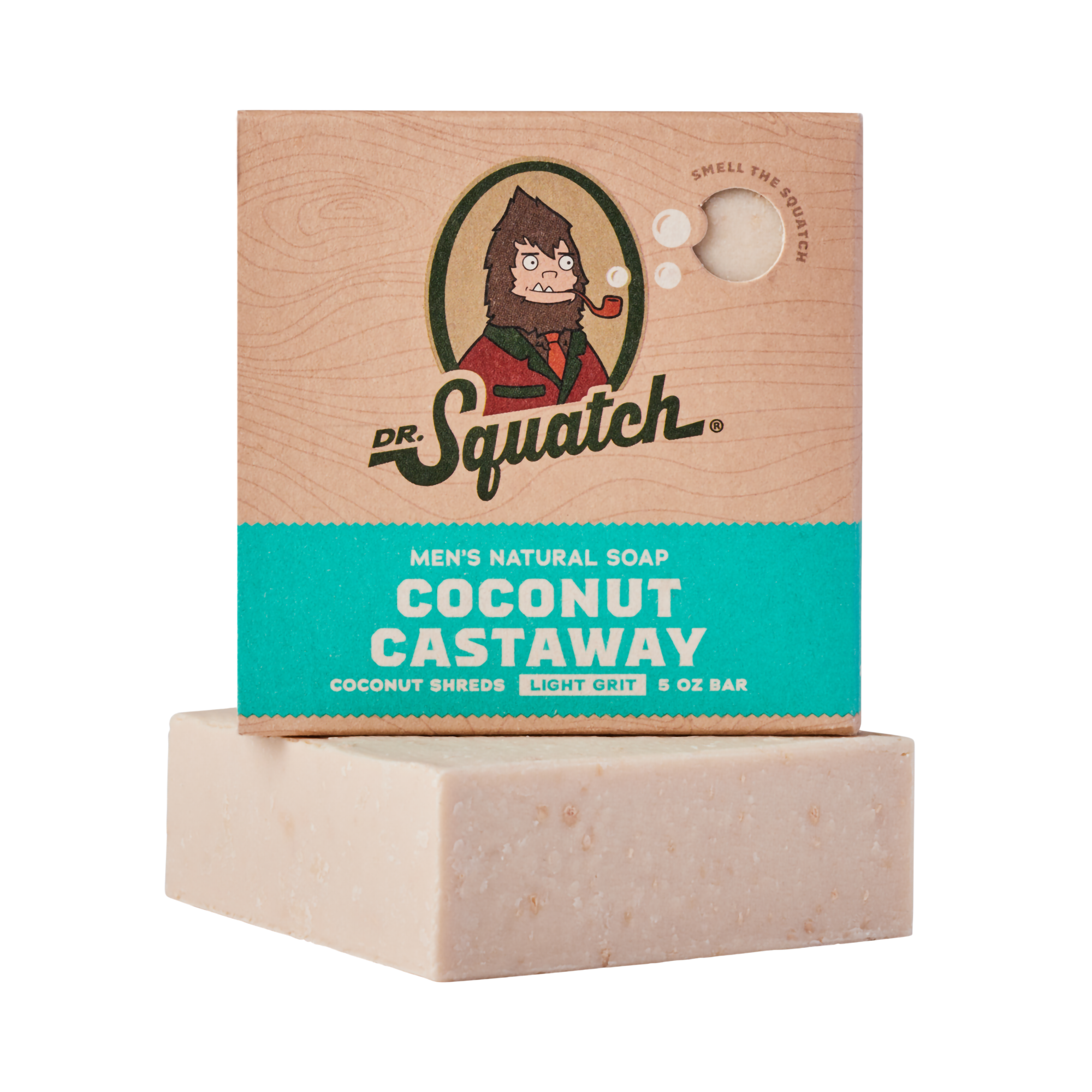 Dr. Squatch Coconut Castaway Bar Soap / 5OZ