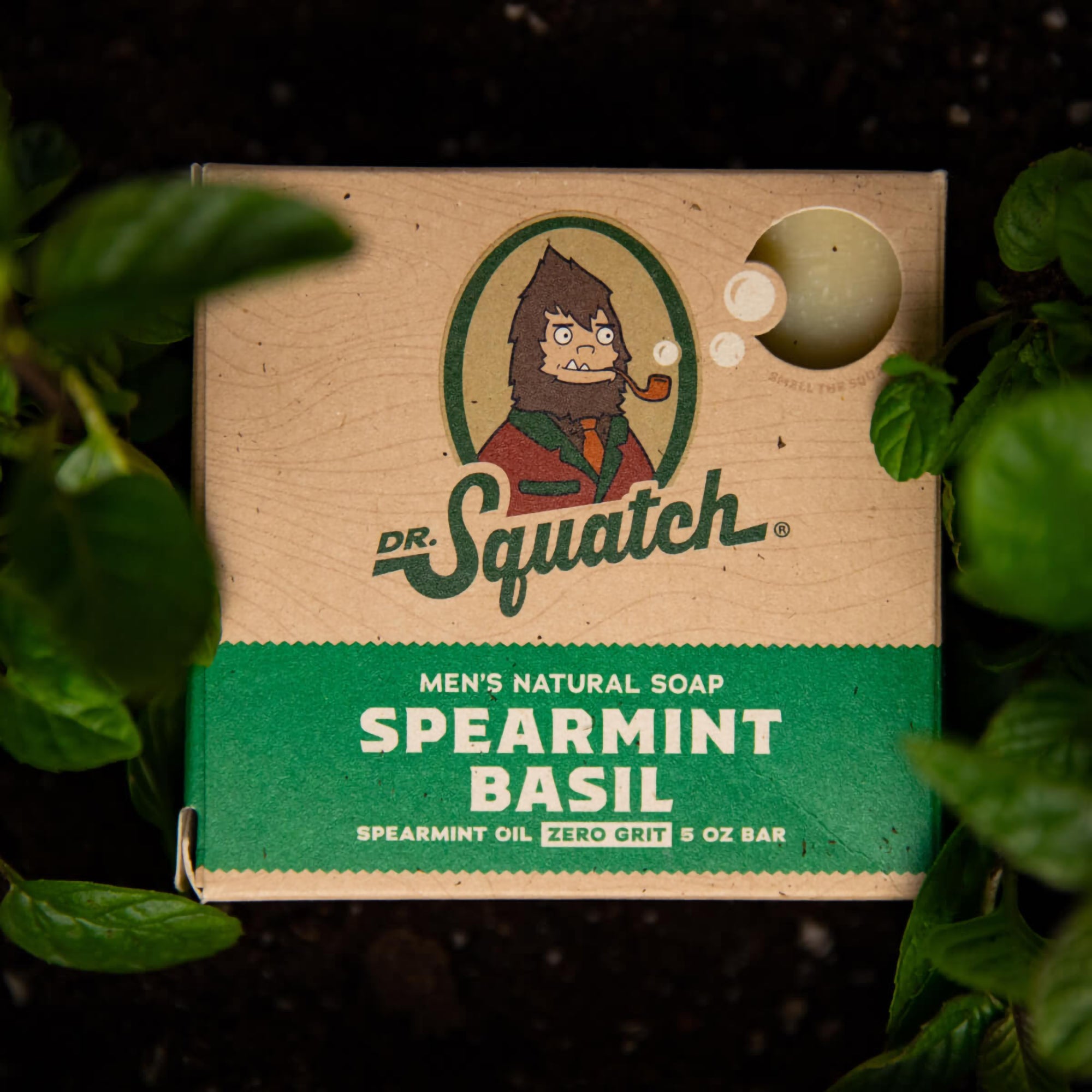 Dr. Squatch Spearmint Basil Bar Soap / 5OZ