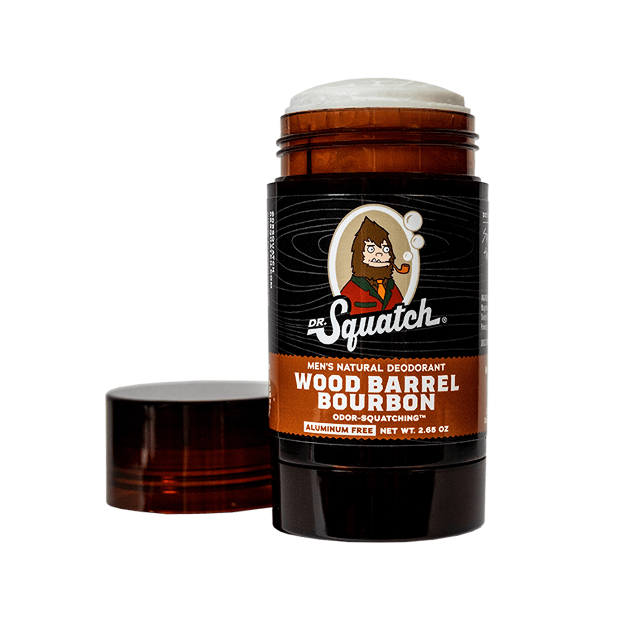 Dr. Squatch Wood Barrel Bourbon Deodorant / 2.6OZ