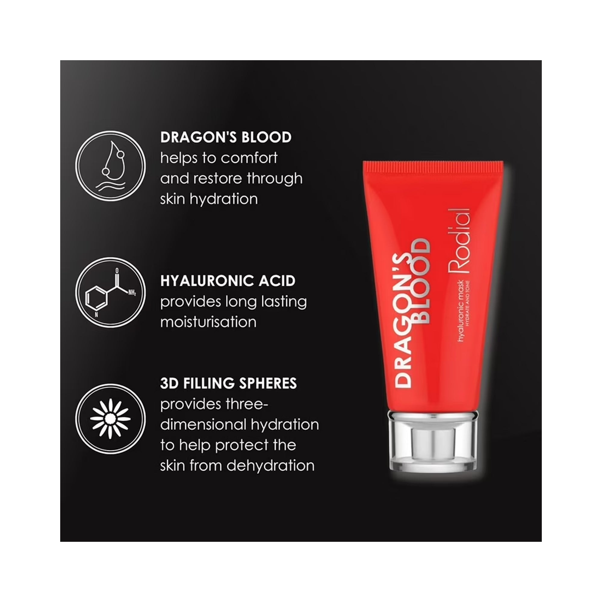 Rodial Dragon's Blood Hyaluronic Mask / 1.6OZ