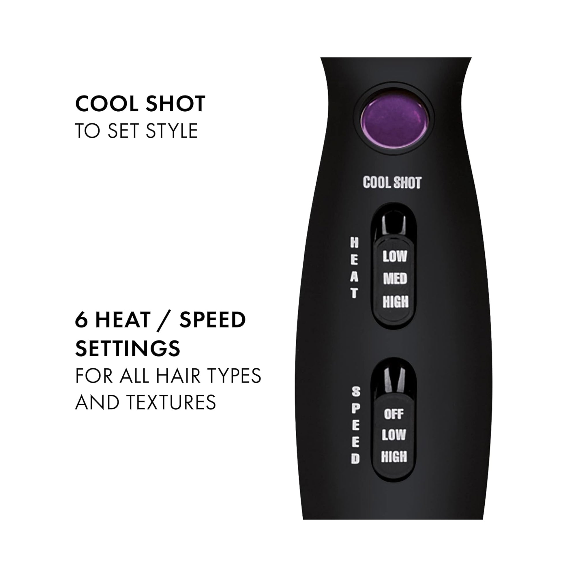 Hot Tools Tourmaline Tools 2000 Turbo Ionic Dryer - Black / BLACK 1043VK1