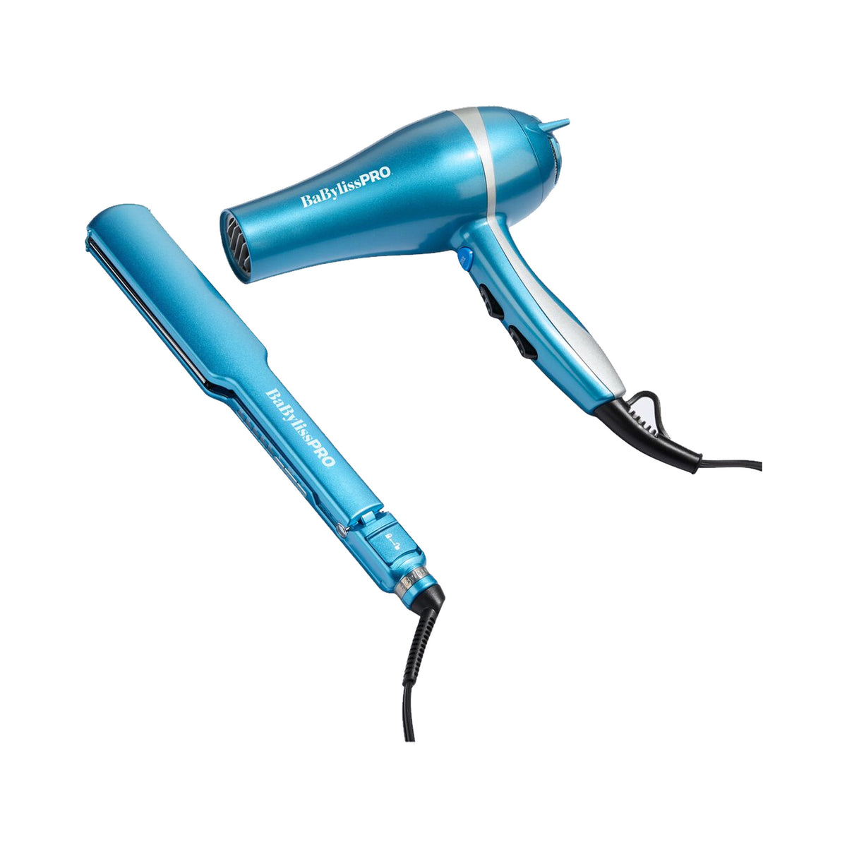 BaBylissPRO 1½ Ultra-Thin Flat Iron + Nano Titanium Ionic Dryer Set - Item No. BNTPP100 / SET
