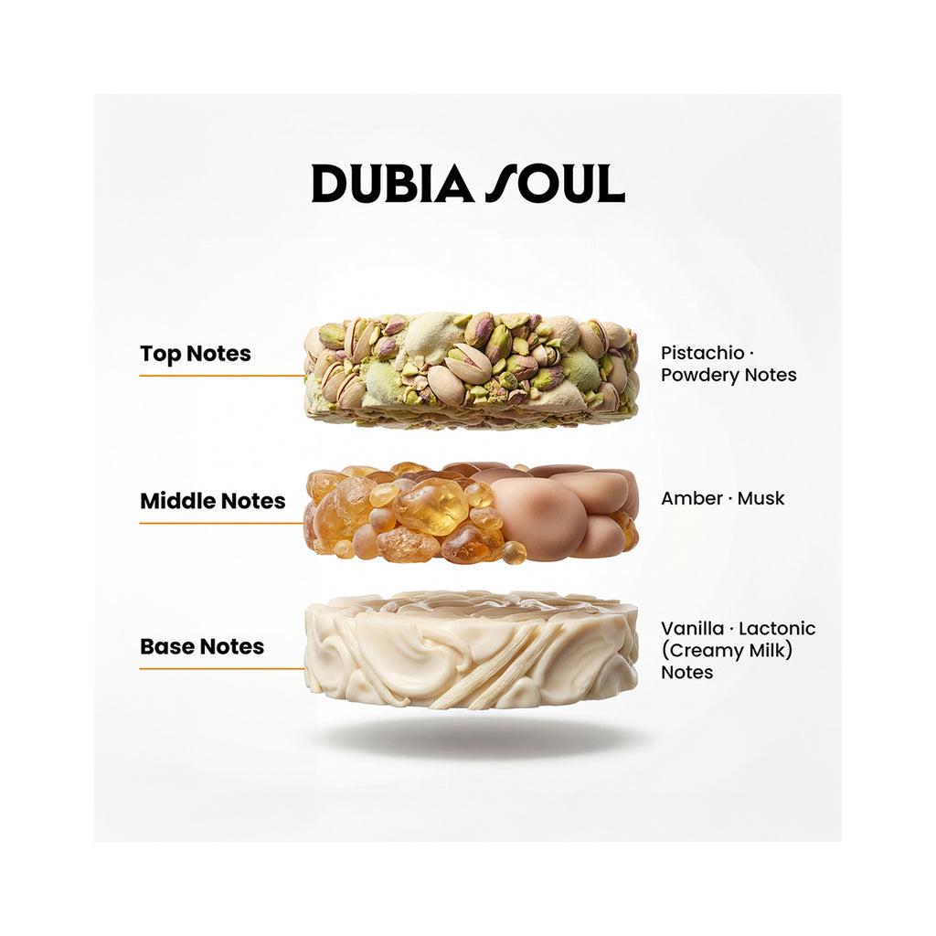Scentirium Dubia Soul – Creamy Pistachio, Vanilla & Amber Fragrance / 1OZ