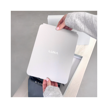 LUNA London ECLIPSE Rechargeable LED Travel Mirror with 3 Light Modes / CHALK GREY