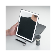 LUNA London ECLIPSE Rechargeable LED Travel Mirror with 3 Light Modes / MATTE BLACK