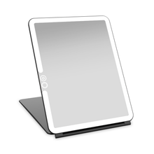 LUNA London ECLIPSE Rechargeable LED Travel Mirror with 3 Light Modes / MATTE BLACK