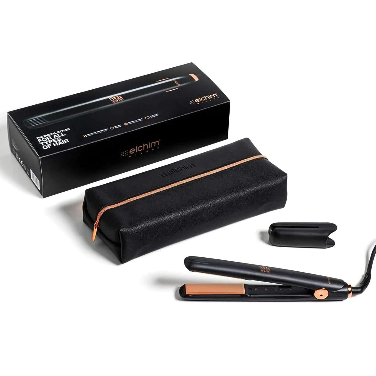 Elchim 8th Sense Flat Iron Styler, image 27625977315478