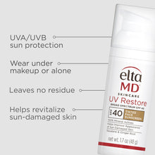 Elta MD Skincare UV Restore Broad-Spectrum SPF 40 Tinted / 1.7OZ