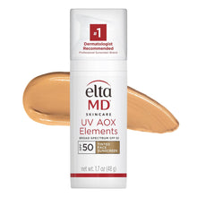 Elta Md UV AOX Elements Broad Spectrum SPF 50 Tinted Face Sunscreen / 1.7OZ