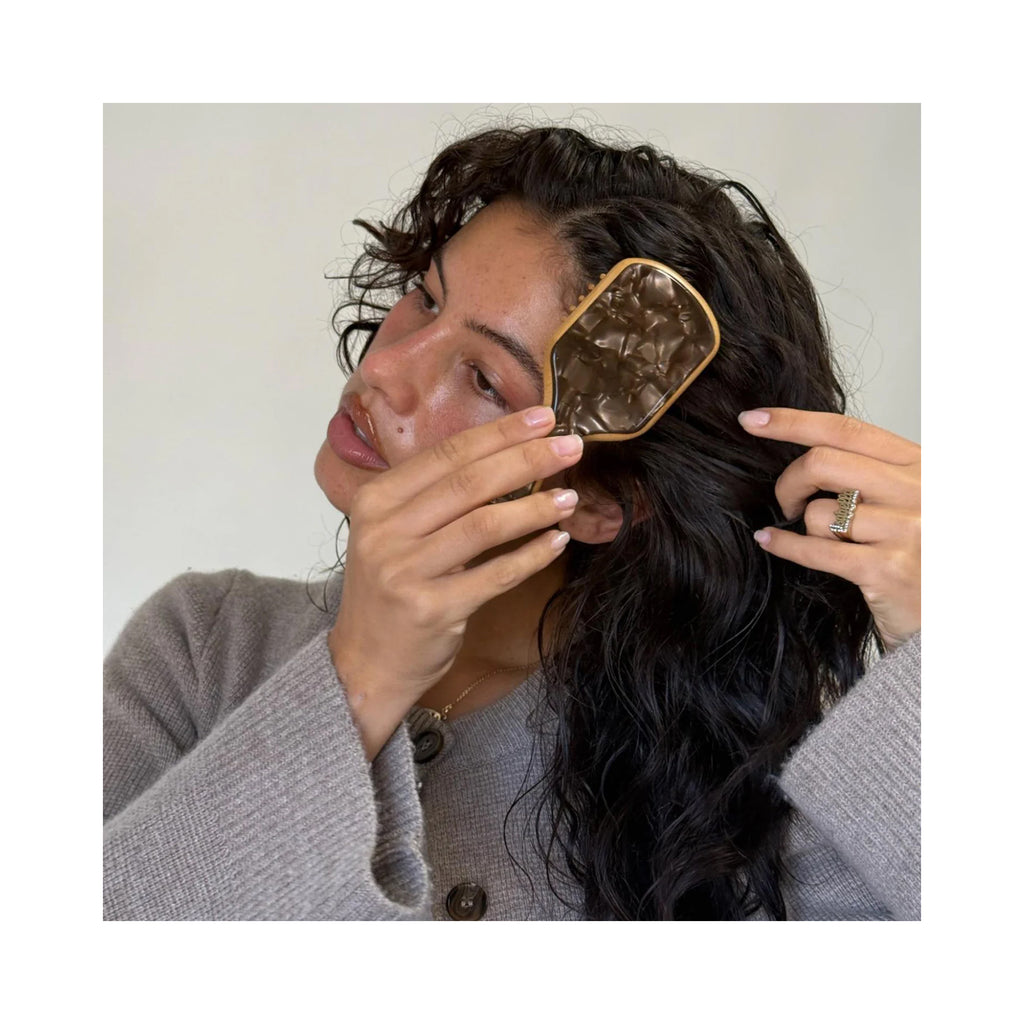 Emi Jay Mini Bamboo Paddle Brush / Toasted Sugar