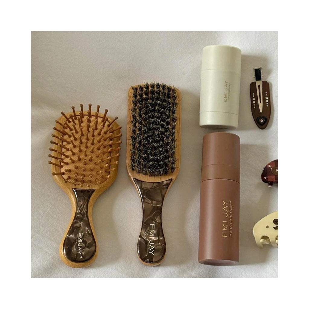 Emi Jay Mini Bamboo Paddle Brush / Toasted Sugar