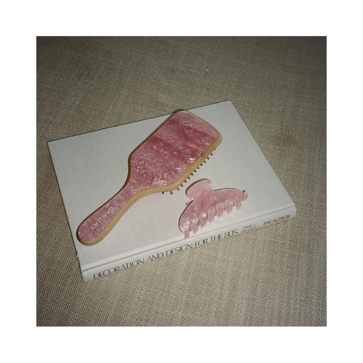 Emi Jay Bamboo Paddle Brush / Pink Sugar
