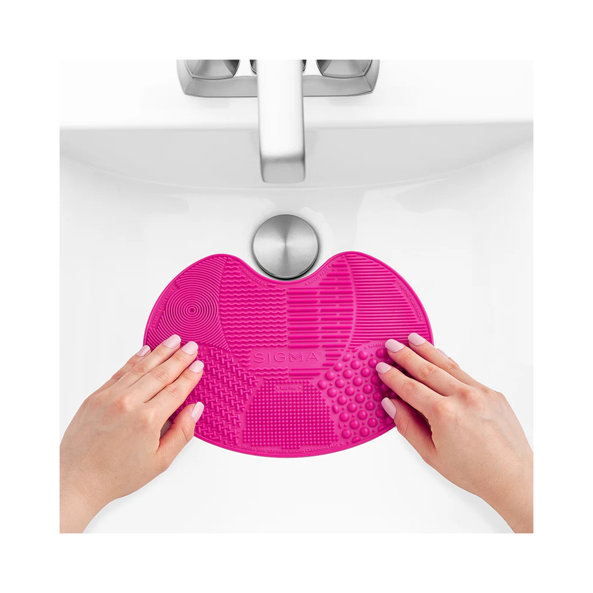 Sigma Spa Express Brush Cleaning Mat - Pink