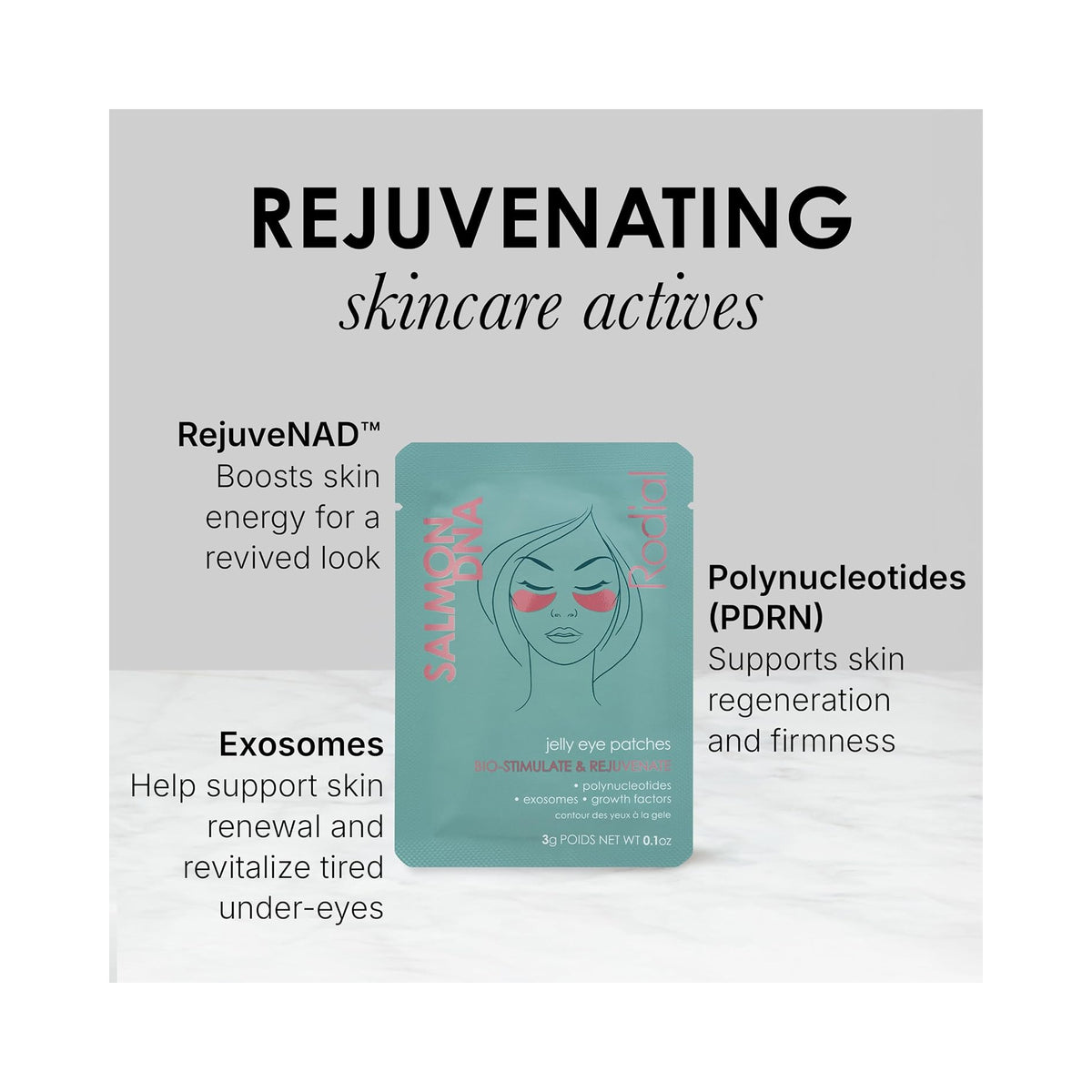 Rodial Salmon DNA Jelly Eye Patches / 4PK, image 32828020359318