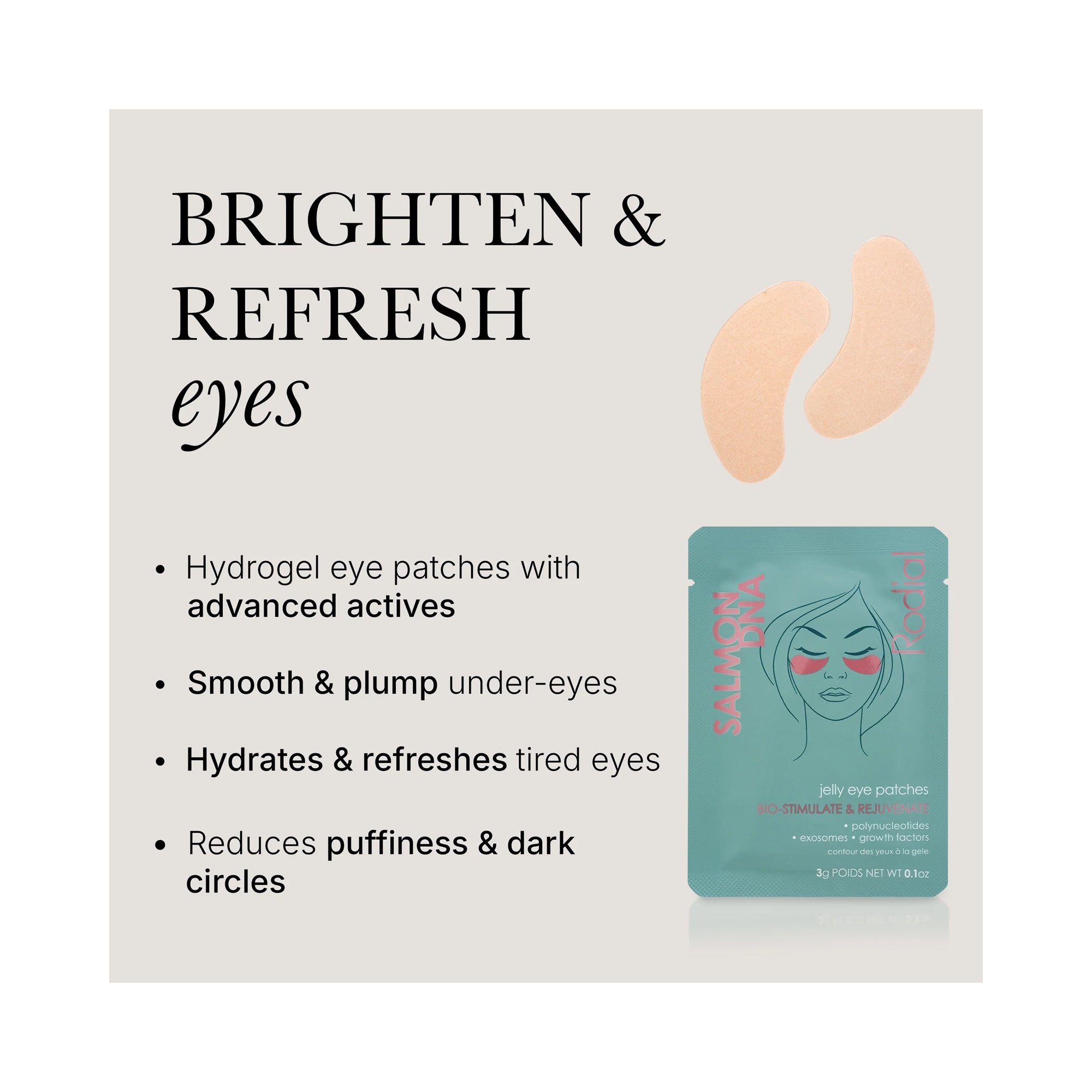 Rodial Salmon DNA Jelly Eye Patches / 4PK