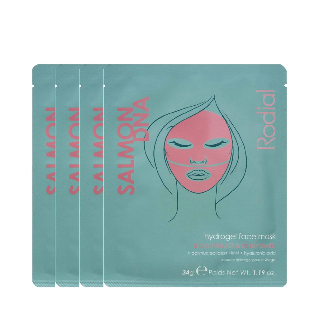 Rodial Salmon DNA Hydrogel Face Mask / 4PK thumbnail 2