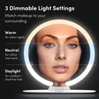 Fancii Abigail Rechargeable Travel Mirror / BLACK