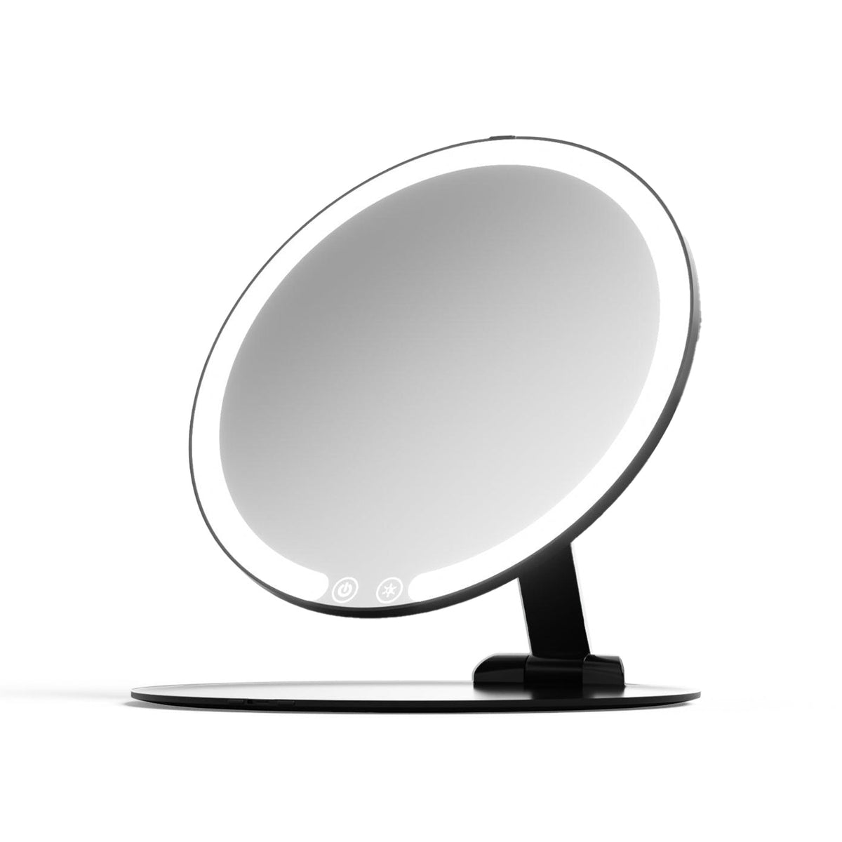 Fancii Abigail Rechargeable Travel Mirror / BLACK, image 28992289865878