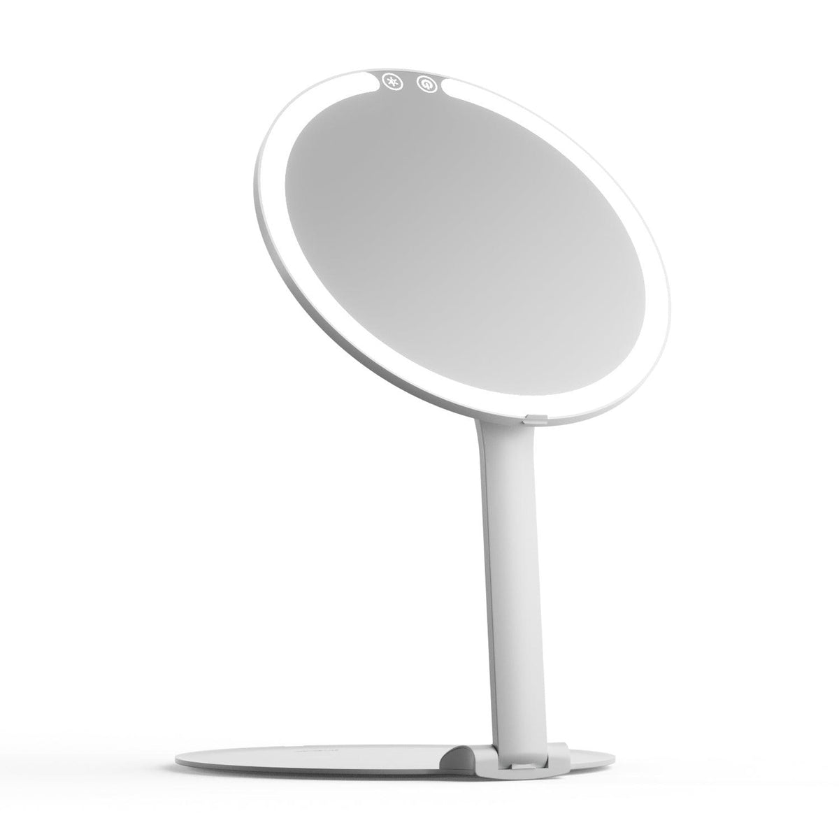 Fancii Abigail Rechargeable Travel Mirror / WHITE, image 28992293437590