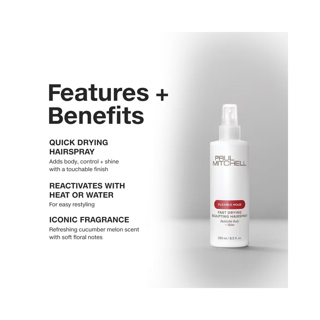 Paul Mitchell Fast Drying Sculpting Hairspray 33.8oz / 33.8OZ thumbnail 3