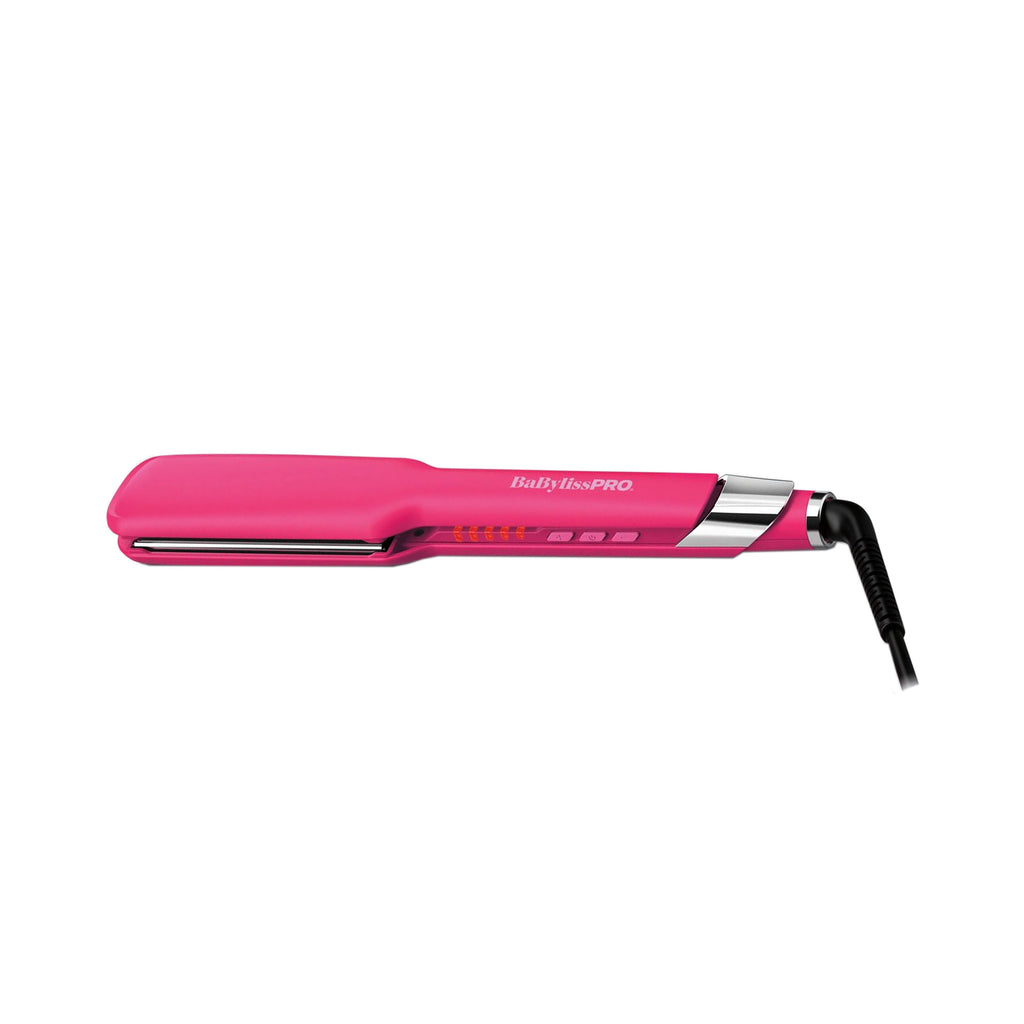 BaBylissPRO Limited Edition Hot Pink 1½ Ultra-Sleek Flat Iron - Item No. BNT131THP / 1.5 Inch thumbnail 1