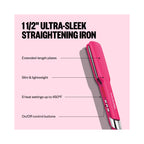 BaBylissPRO Limited Edition Hot Pink 1½ Ultra-Sleek Flat Iron - Item No. BNT131THP / 1.5 Inch