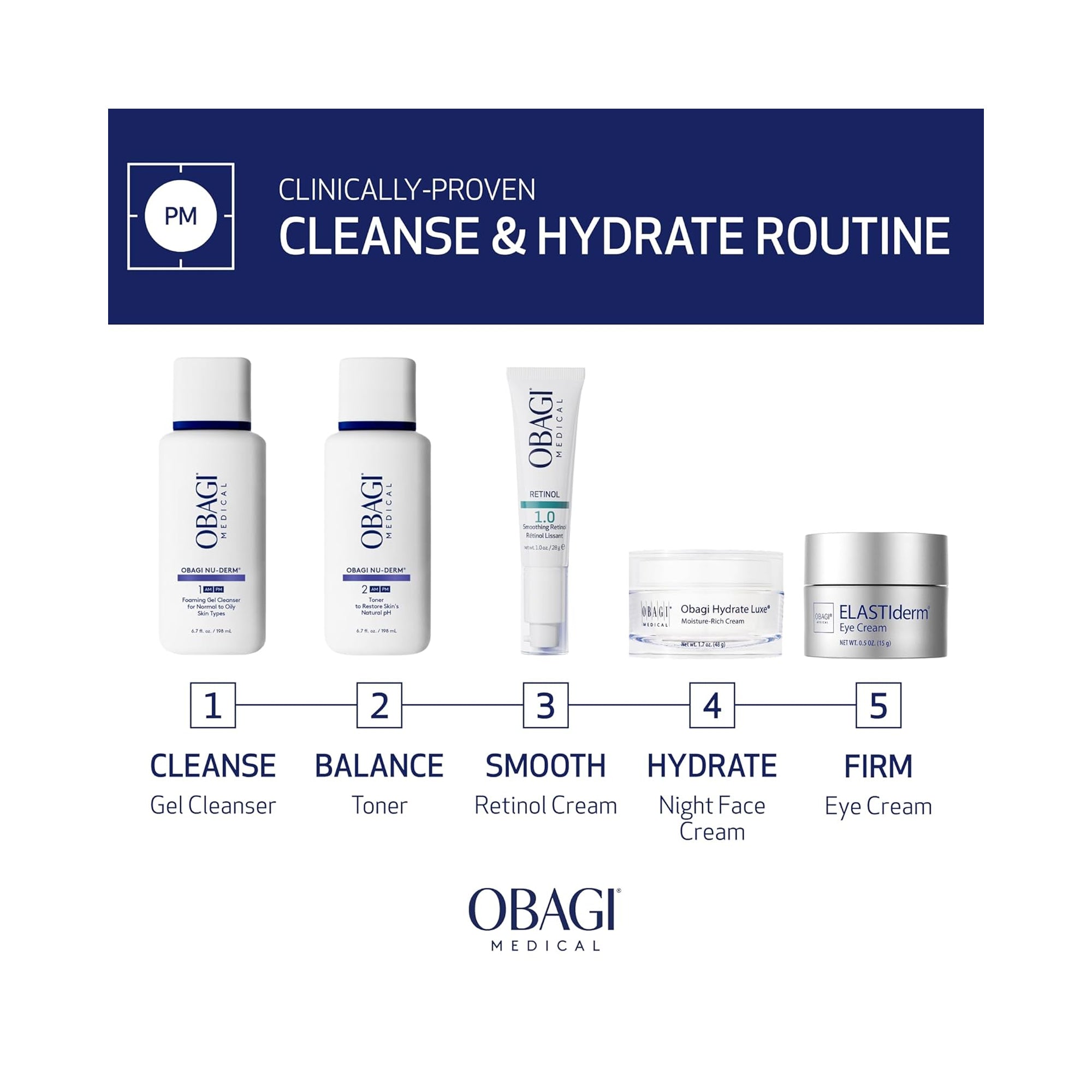 Obagi Nu-Derm Foaming Gel Cleanser #1 / 6.7OZ