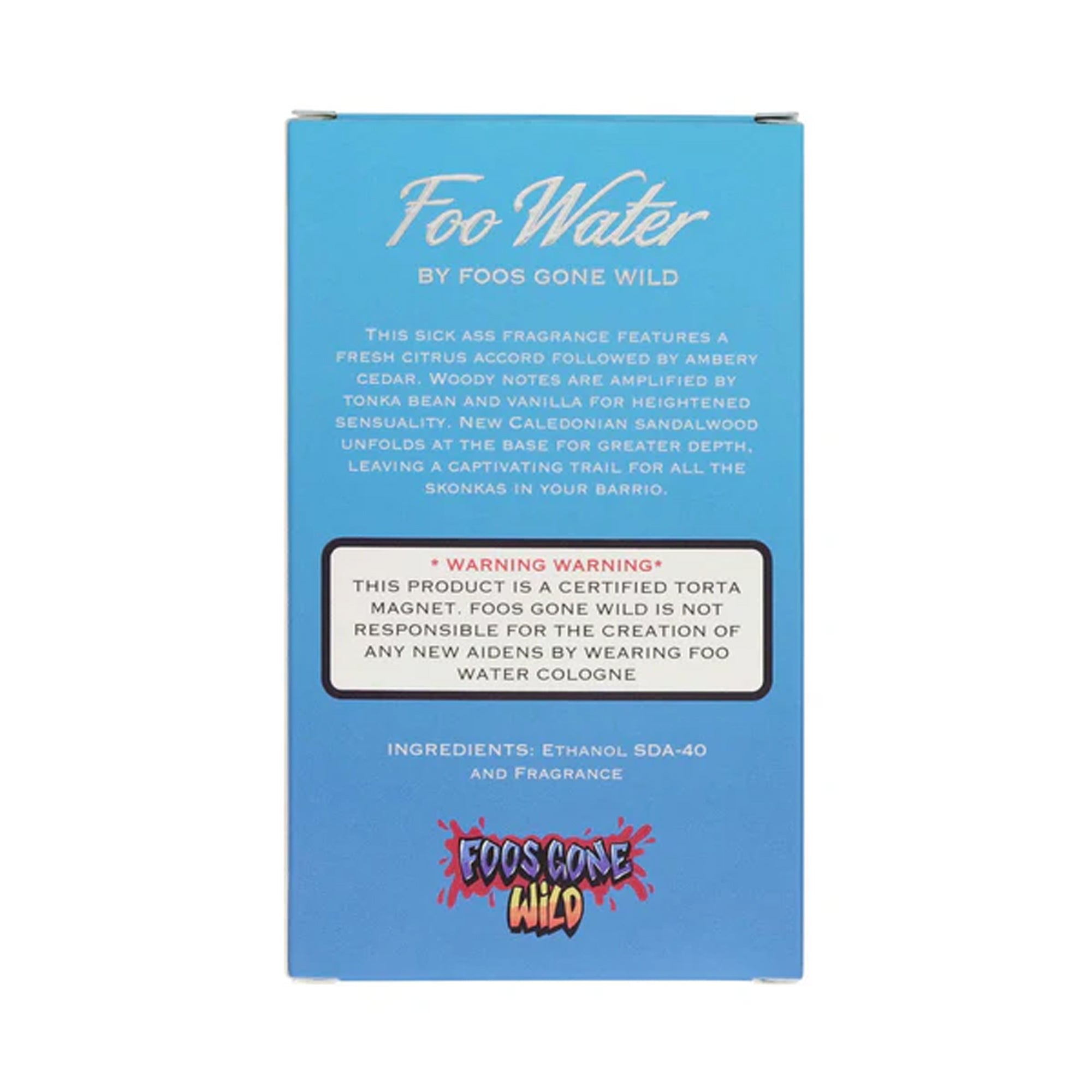 Foo Water Cologne by Foos Gone Wild / 3.4OZ