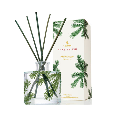 Thymes Petite Reed Diffuser / FRAISER FIR HERITAGE - PINE