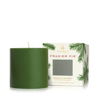 Thymes Frasier Fir Pillar Candle / 3X3