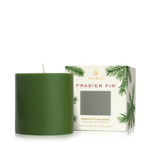 Thymes Frasier Fir Pillar Candle / 3X3