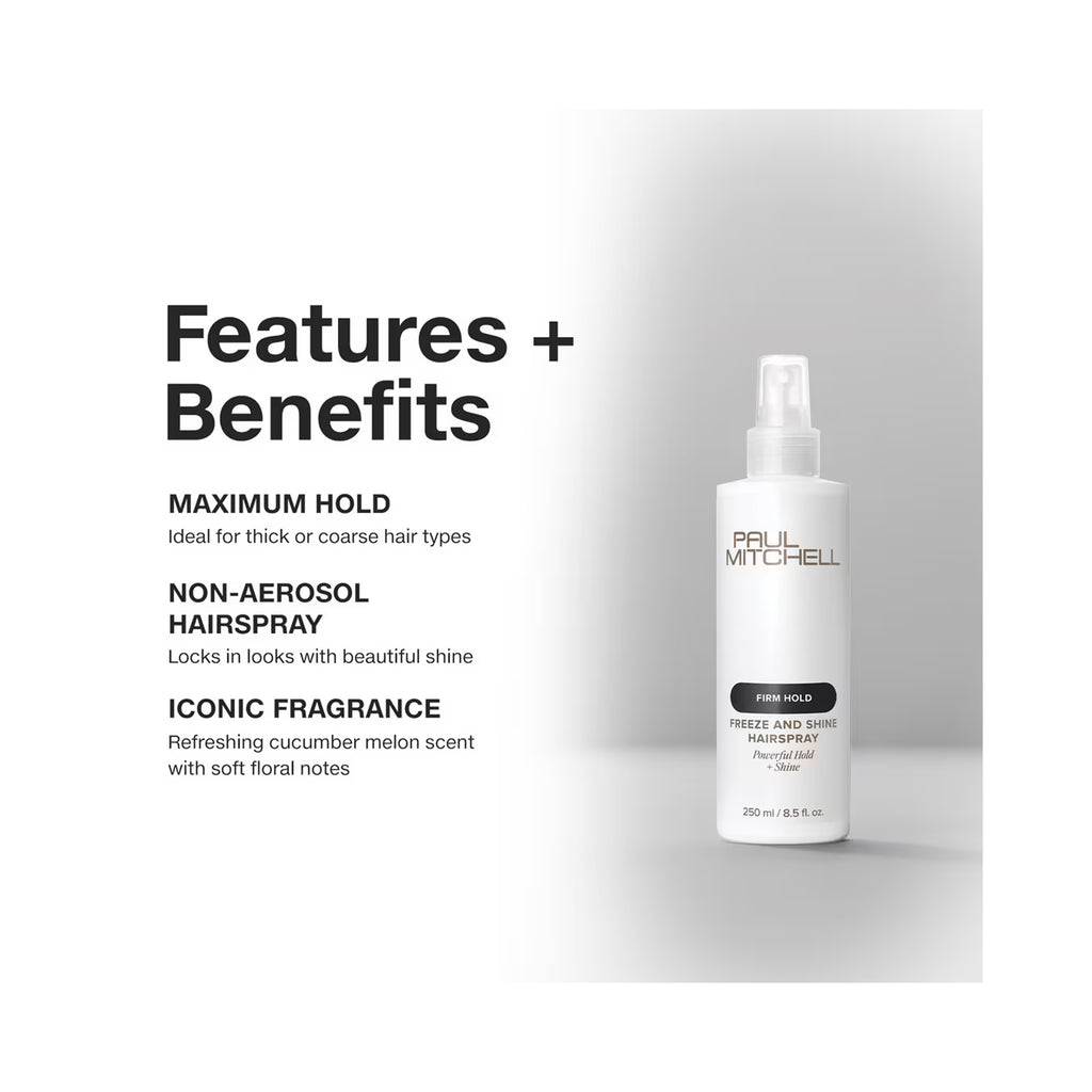 Paul Mitchell Freeze and Shine Hairspray 33.8oz / 33.8OZ thumbnail 3