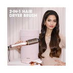 GHD Duet Blowdry Hair Dryer Brush Gift Set In Cashmere Beige