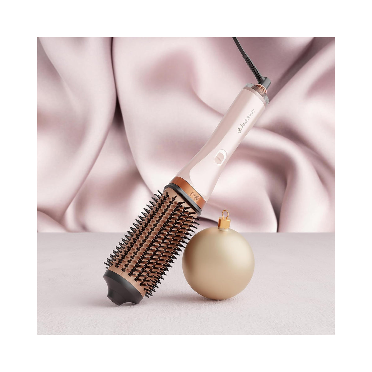 GHD Duet Blowdry Hair Dryer Brush Gift Set In Cashmere Beige, image 46181778784406
