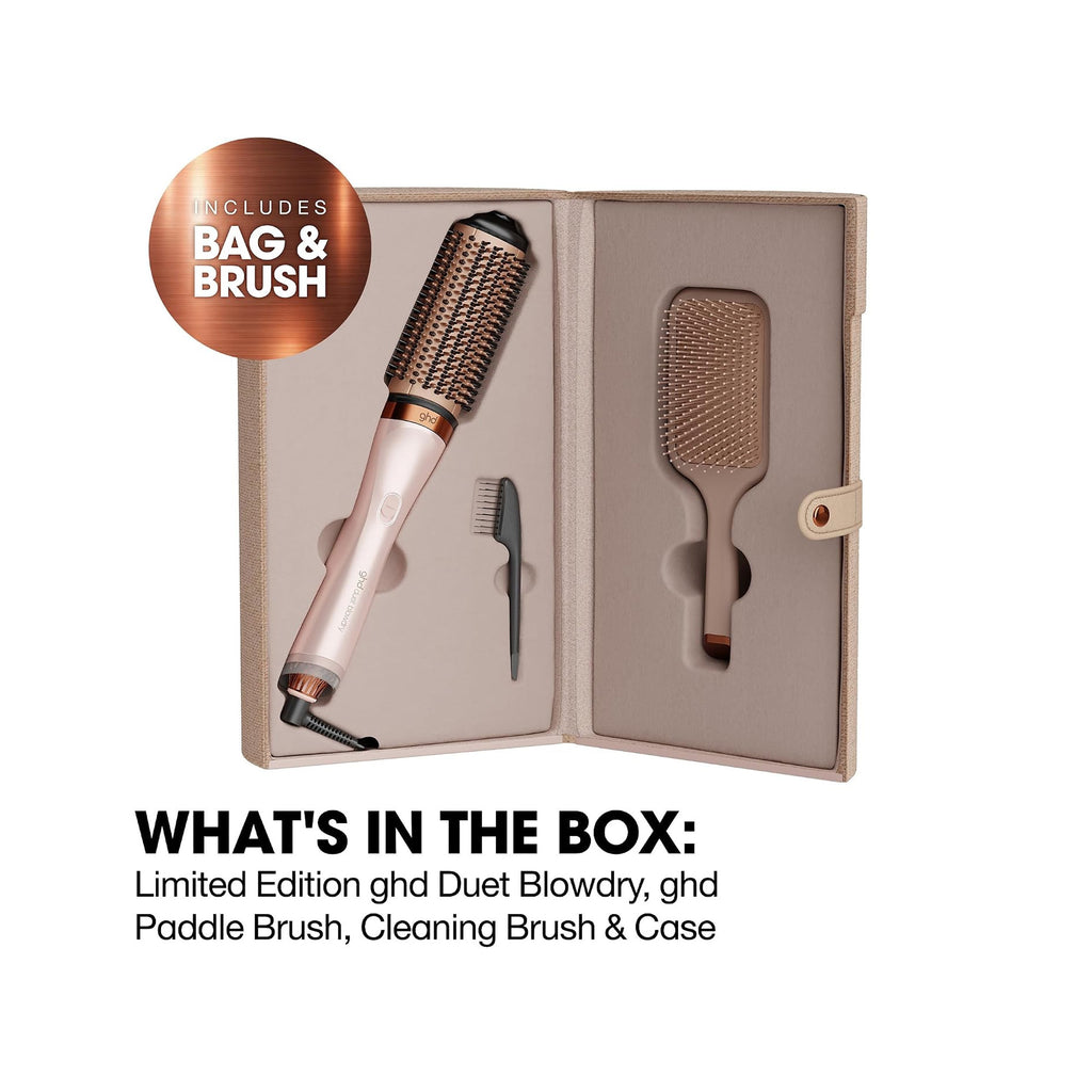 GHD Duet Blowdry Hair Dryer Brush Gift Set In Cashmere Beige thumbnail 7