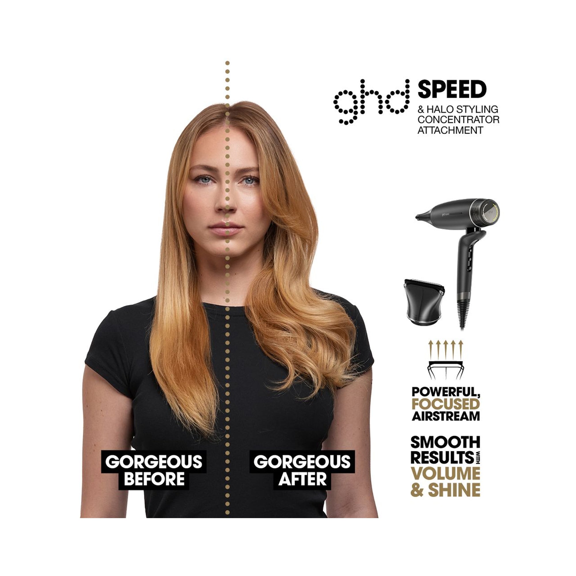 GHD Speed Ionic Hair Dryer / Black