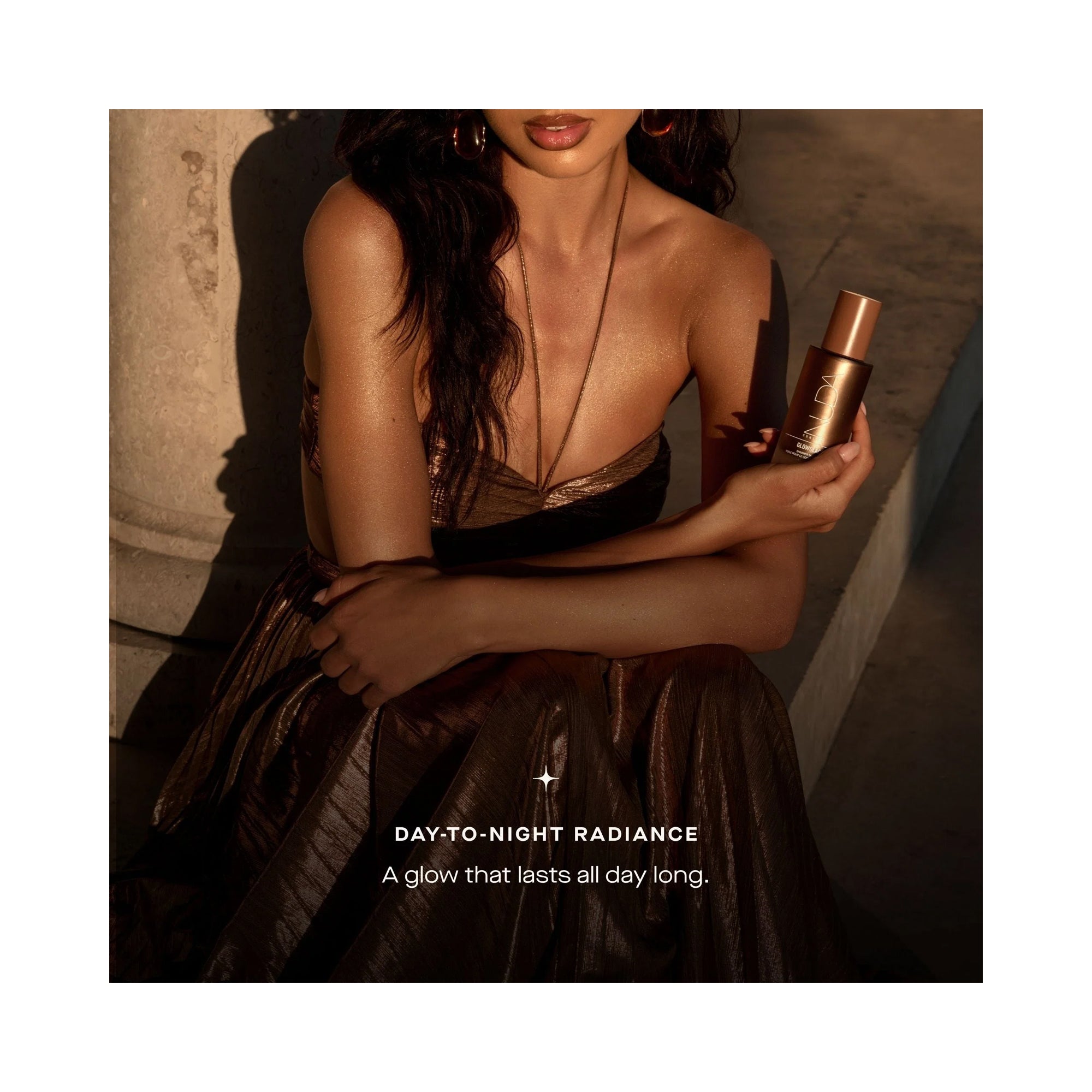 NUDA GlowGlace Shimmer Body Oil / 3.4OZ