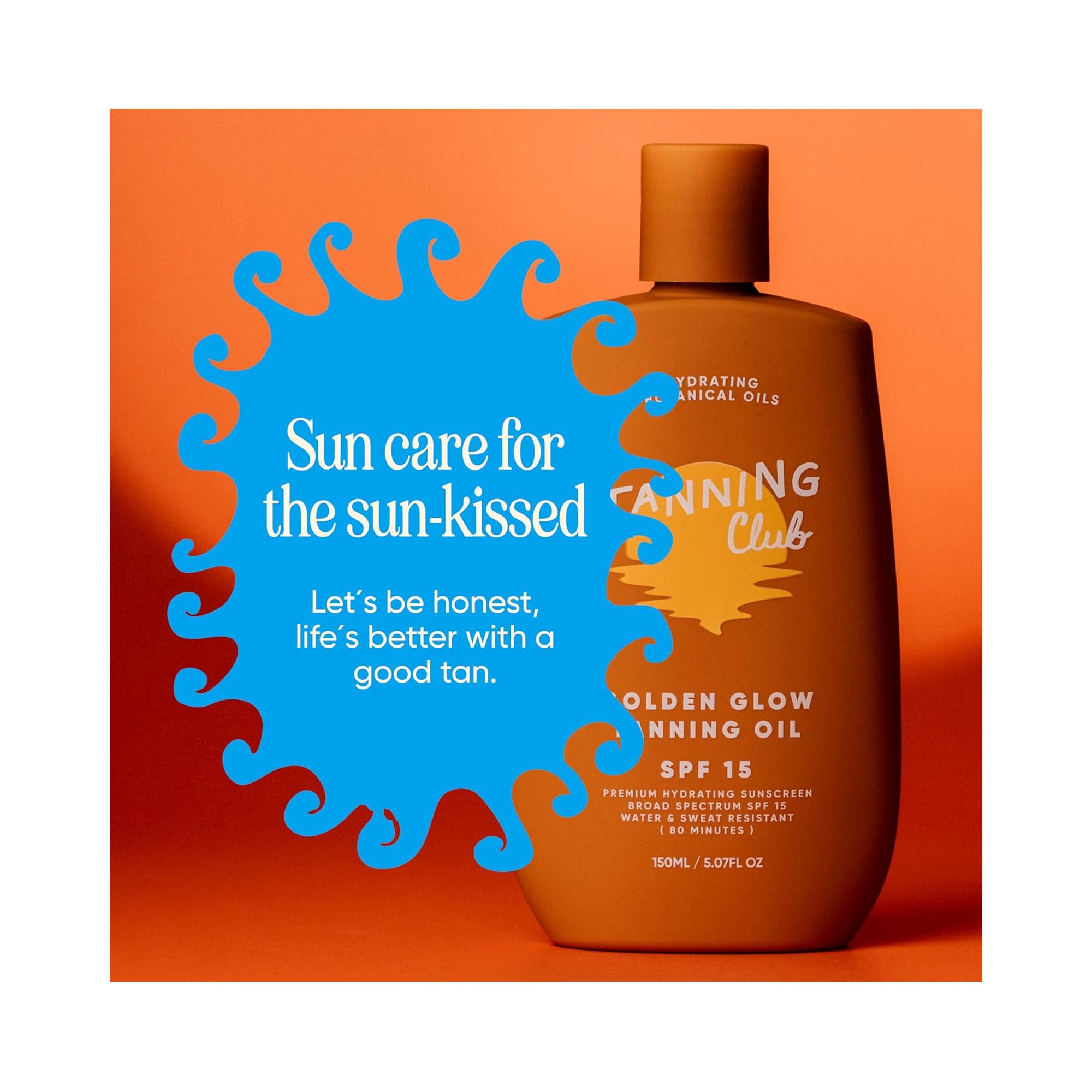 Tanning Club Golden Glow Tanning Oil SPF 15 / 5.07OZ