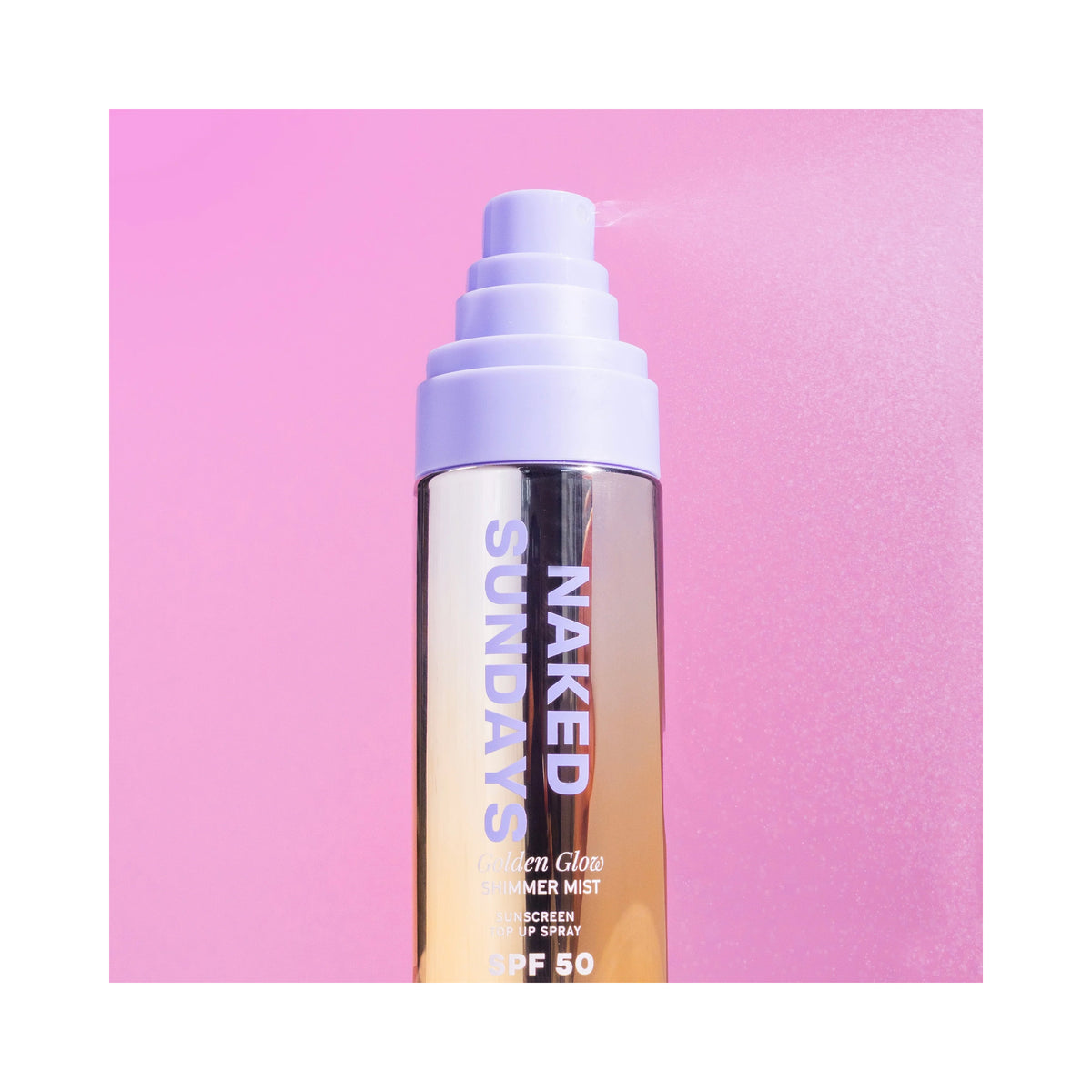Naked Sundays Golden Glow Shimmer Mist SPF 50 / 2.5OZ