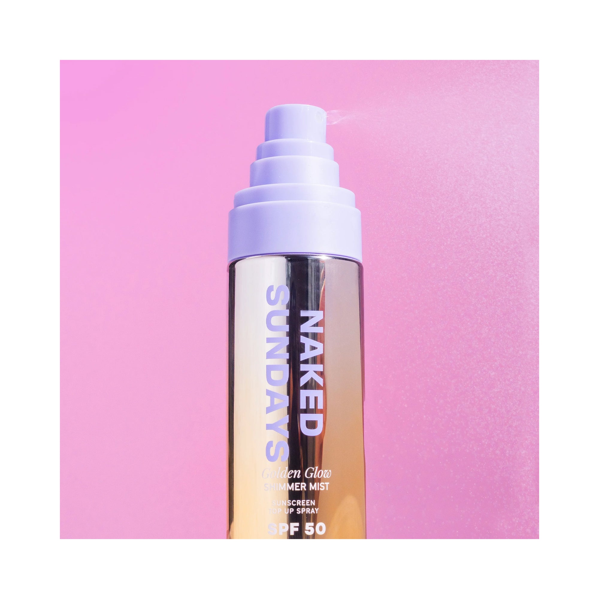 Naked Sundays Golden Glow Shimmer Mist SPF 50 / 2.5OZ