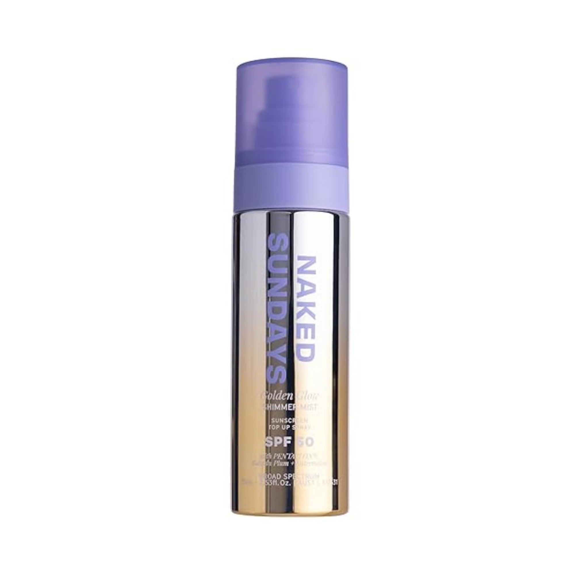 Naked Sundays Golden Glow Shimmer Mist SPF 50 / 2.5OZ
