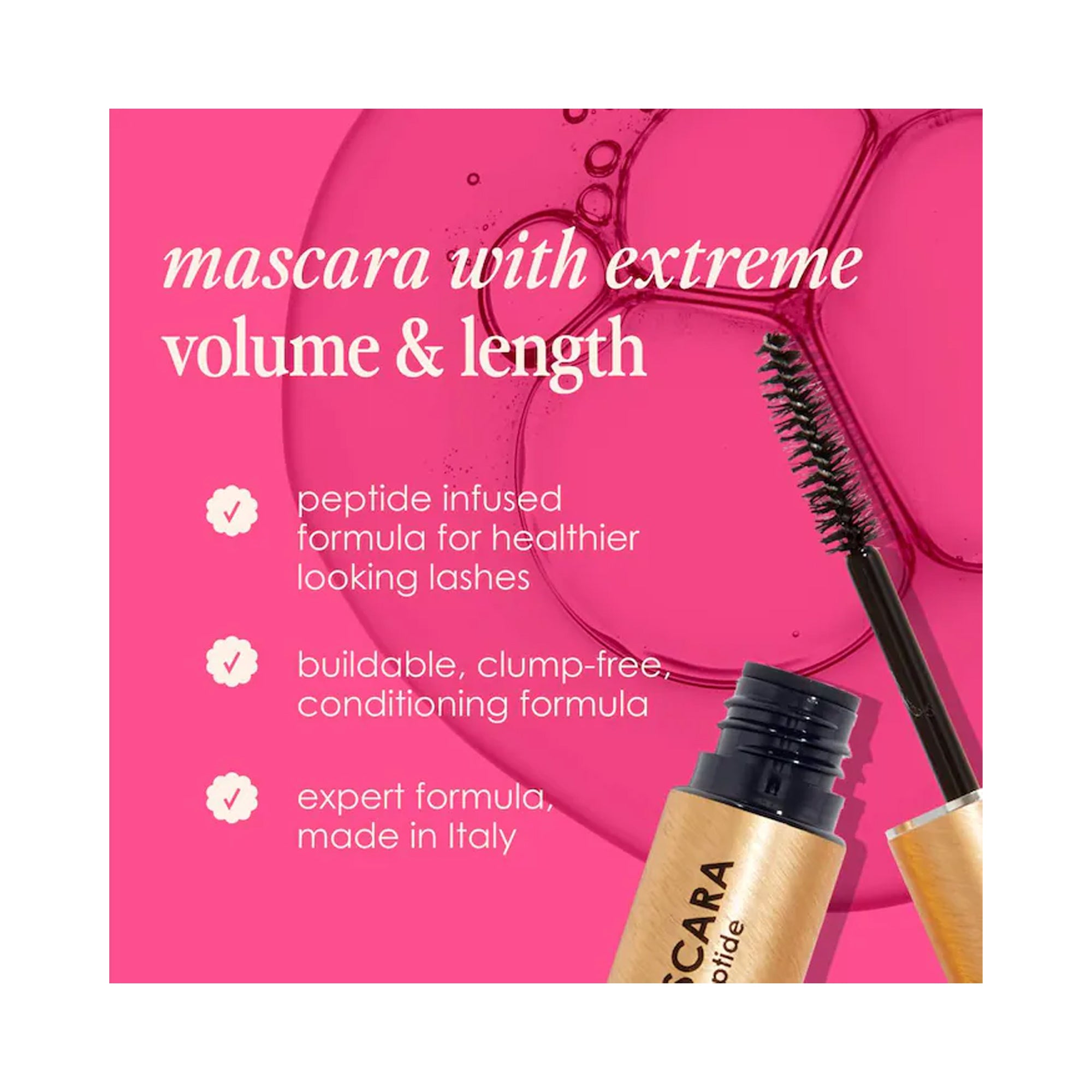 GrandeMASCARA Conditioning Peptide Mascara / BLACK
