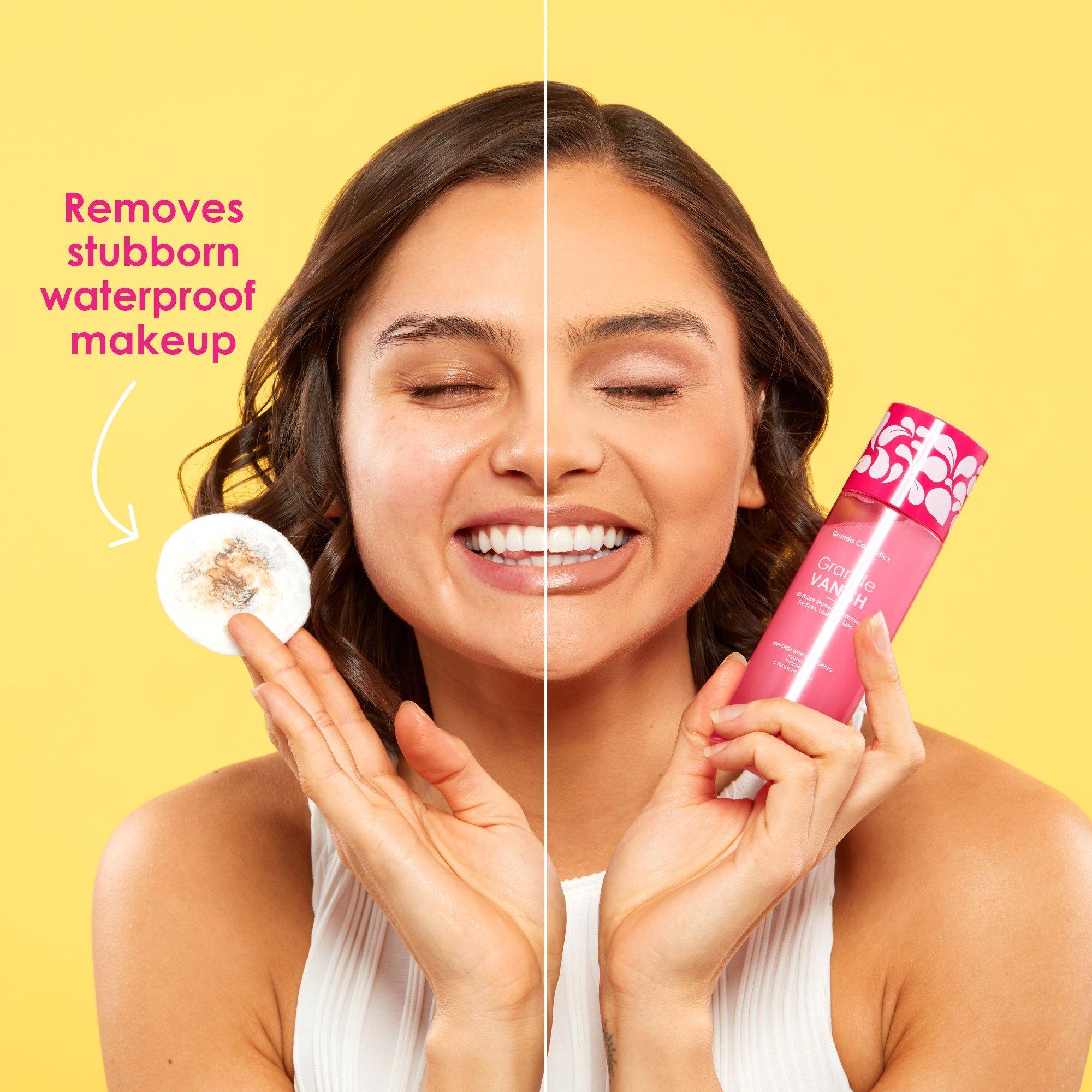 GrandeVANISH Bi-Phase Makeup Remover for Eyes, Lashes & Lips / 4OZ