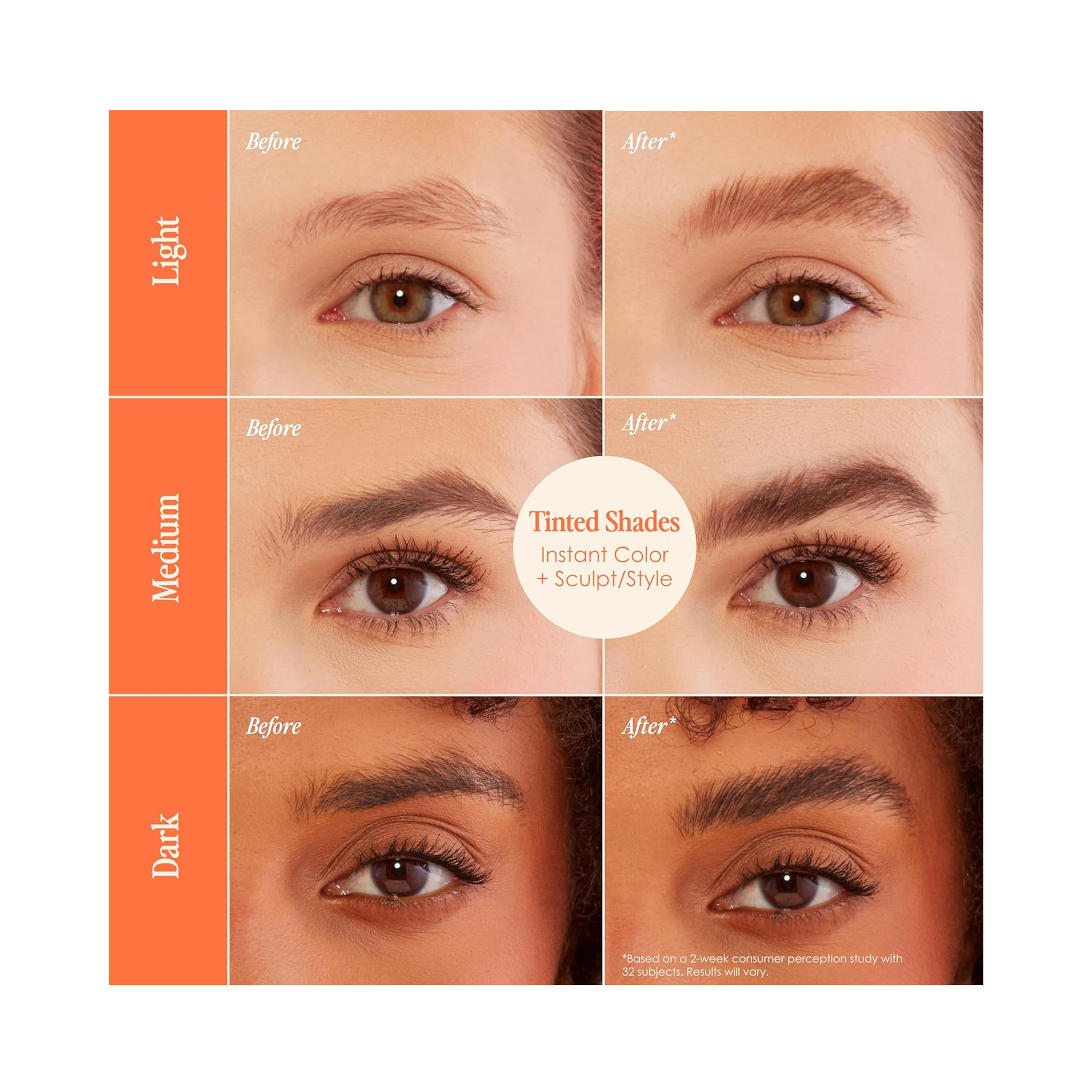 Grande Grandebrow-Laminate Brow Stying Gel With Peptides / DARK